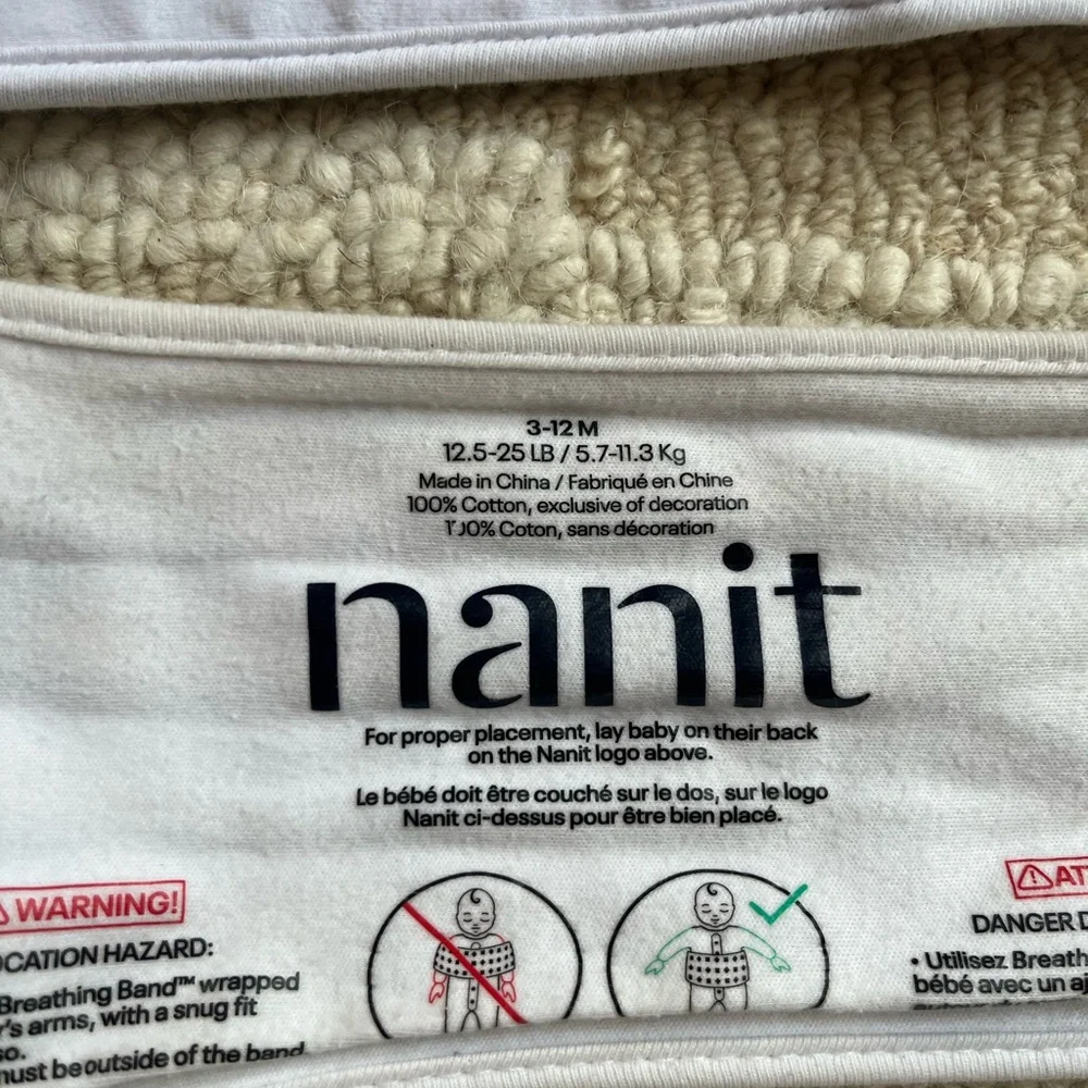 Nanit baby belt breathing bands set